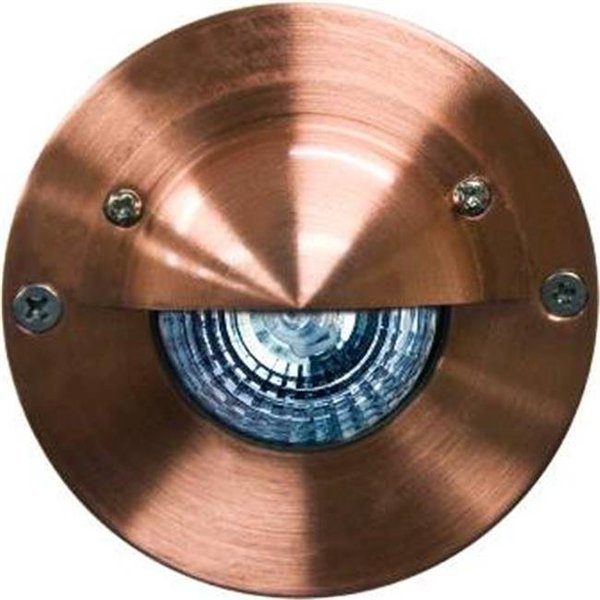 Dabmar Lighting LV625-CP Solid Copper In-Ground Well Light with Eyelid; Copper, Dabmar Lighting, Mfr#: LV625-CP