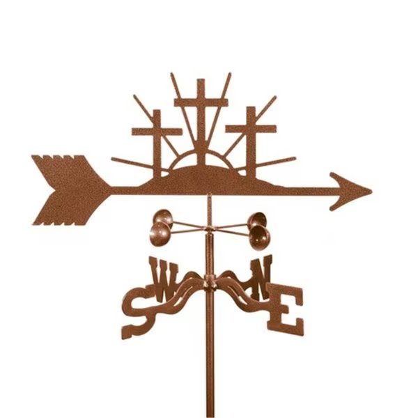 EZ Vane EZ1800-RF Crosses Weathervane with Roof Mount, Ez Vane, Mfr#: EZ1800-RF