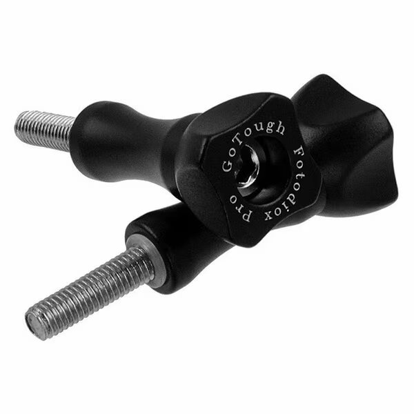 Pro GoTough Medium Thumbscrew for GoPro Cameras 35 mm Aluminum Bolt Knob with Stainless Screw, Gold, Fotodiox, Mfr#: GoTough-Screw-35mm-Gold