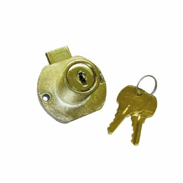 Drawer Lock For Upto 1.13 in. Material - Bright Brass- 346, Hd, Mfr#: N8705 03 346