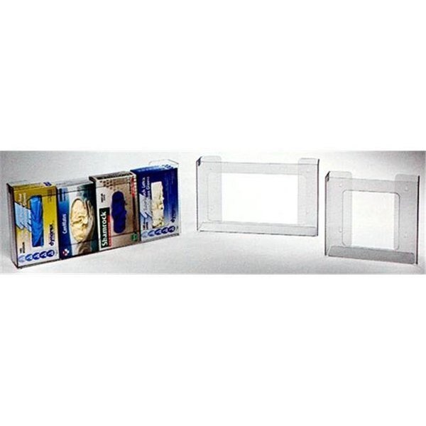 RackEm Racks 5115 4-Box Rack’Em Rackstal Plastic Box Glove Dispenser - Clear Plastic, Rack’Em Racks, Mfr#: 5115