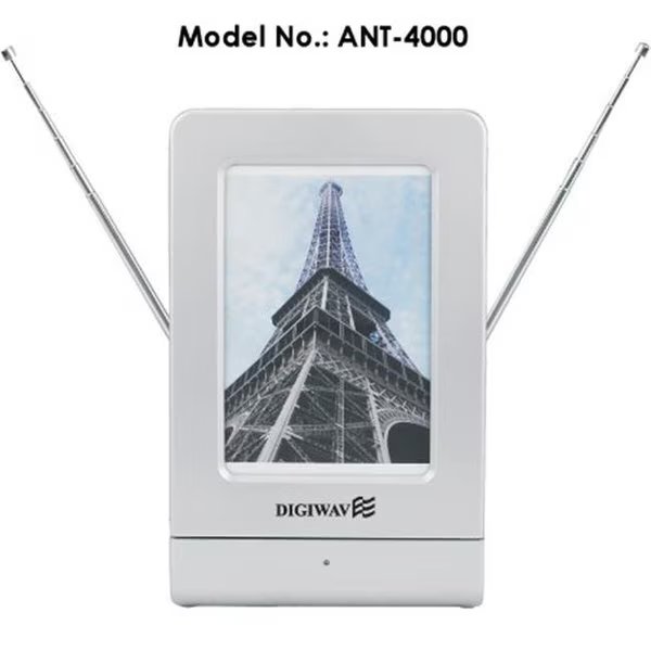 Digiwave ANT4000 Indoor Amplified HDTV Antenna With Smart Technology, Digiwave, Mfr#: ANT4000
