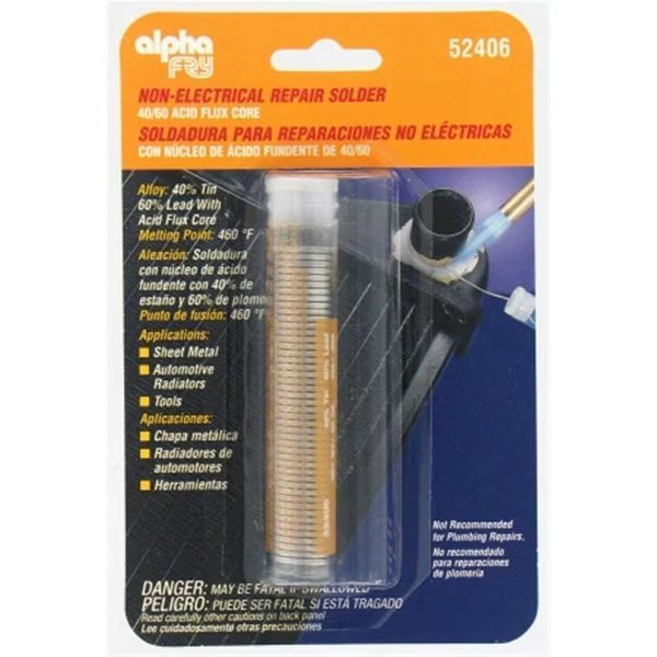 40-60 Acid Core Solder & Dispenser, Fry Technologies Cookson Elect, Mfr#: FR312090