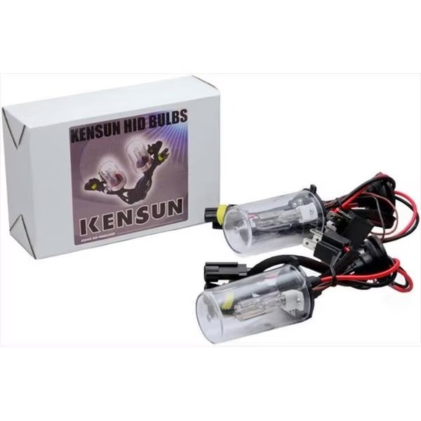 Kensun UN-K-Bulbs-H13 S-6K HID Xenon Single-Beam 6000K 35W AC Bulbs; Bright White, Kensun, Mfr#: UN-K-Bulbs-H13 S-6K
