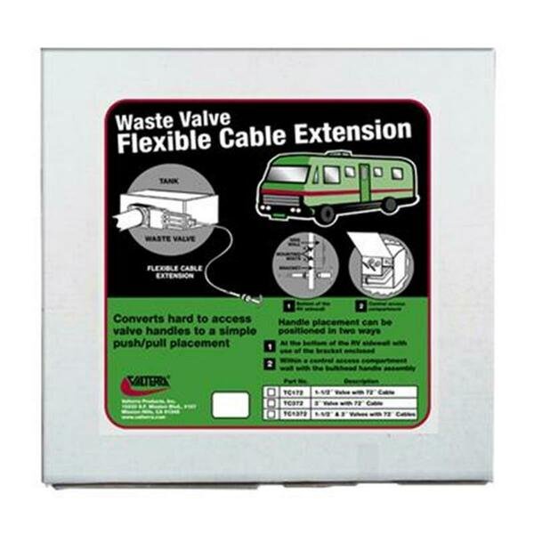 Sewer Waste Valve- 1.5 In., Valterra Products, Mfr#: V46-TC172