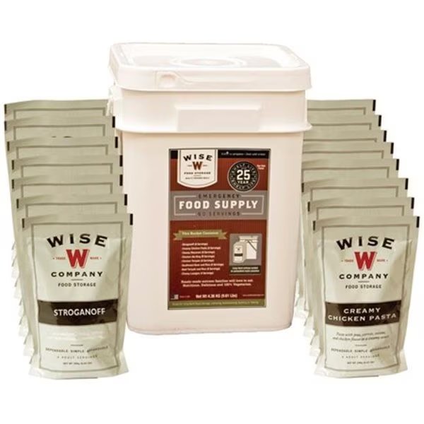 Wise Foods 695020 60 Servings Wise Emergency Food Kit, Wise Foods, Mfr#: 695020