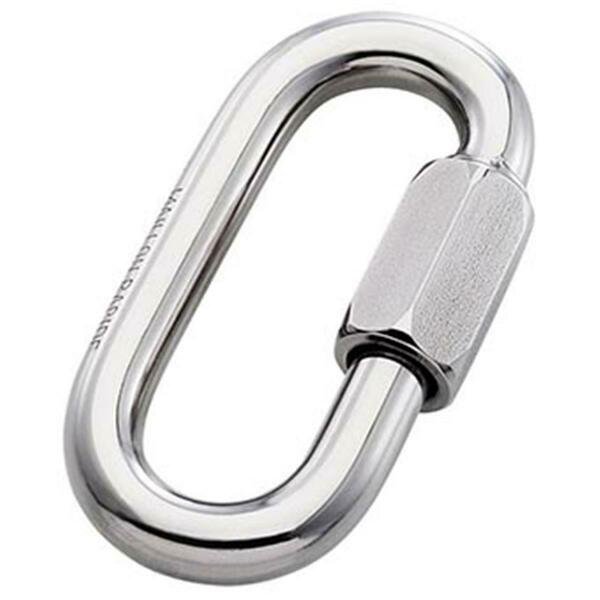 Steel Quick Link Std Stainless Plated, 8 mm., Maillon Rapide, Mfr#: 119317