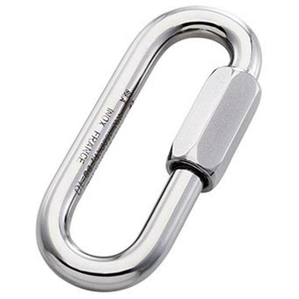 Steel Quick Link Long Stainless Plated, 7 mm., Maillon Rapide, Mfr#: 119352