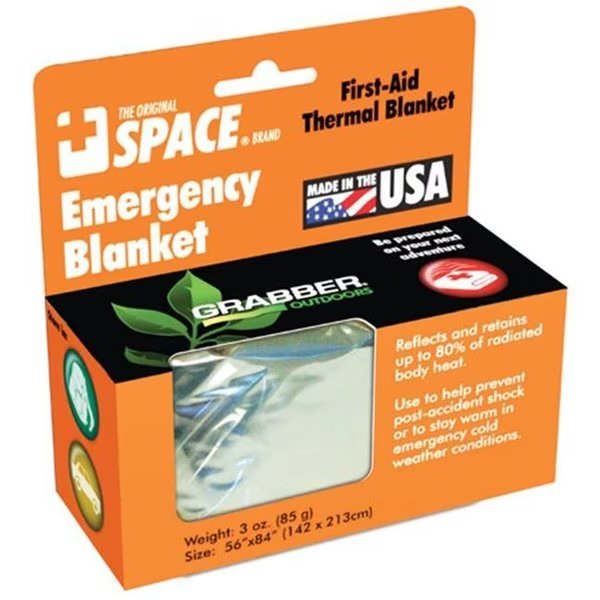 Space 127010 Emergency Blanket - Silver, Space, Mfr#: 127010