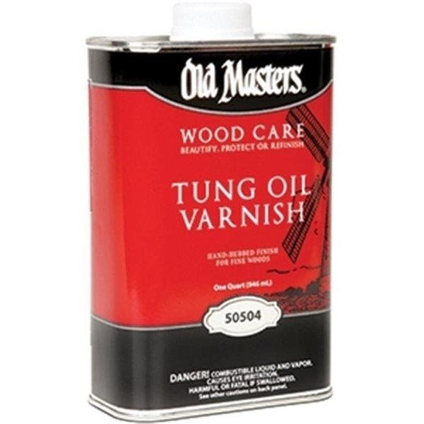 Old Masters 50504 Tung Oil Varnish - 1 Quart, Old Masters, Mfr#: 86348505049