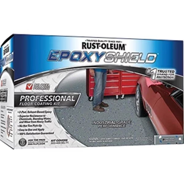 Rust-Oleum Corp 238467 Dark Gray Epoxyshield Professional Floor Kit, Rust-Oleum, Mfr#: 20066159634