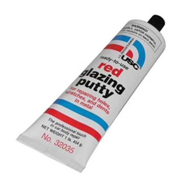 U. S. Chemical and Plastics 32035 H Red Glazing Putty; Tube, U.S. Chemical & Plastics, Mfr#: USC-32035
