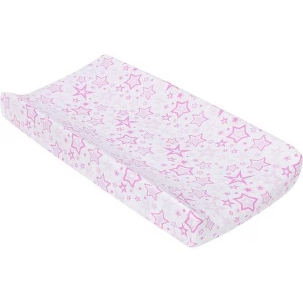 MiracleWare 8146 Pink Stars Muslin Changing Pad Cover, Miracleware, Mfr#: 8146