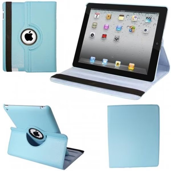 Natico 60-I360-LBL IPAD 360 CASE; FAUX; LIGHT BLUE, Natico, Mfr#: 60-I360-LBL