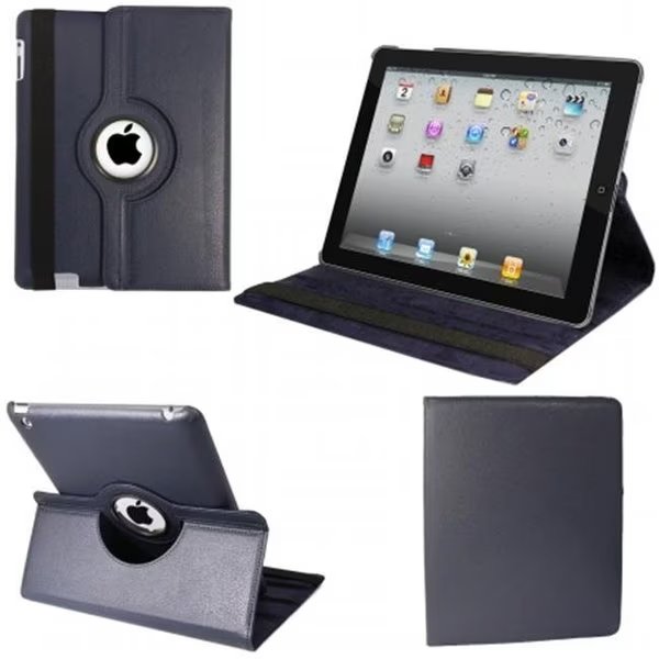 Natico 60-IM360-NBL IPAD MINI 360 CASE; FAUX; NAVY BLUE, Natico, Mfr#: 60-IM360-NBL
