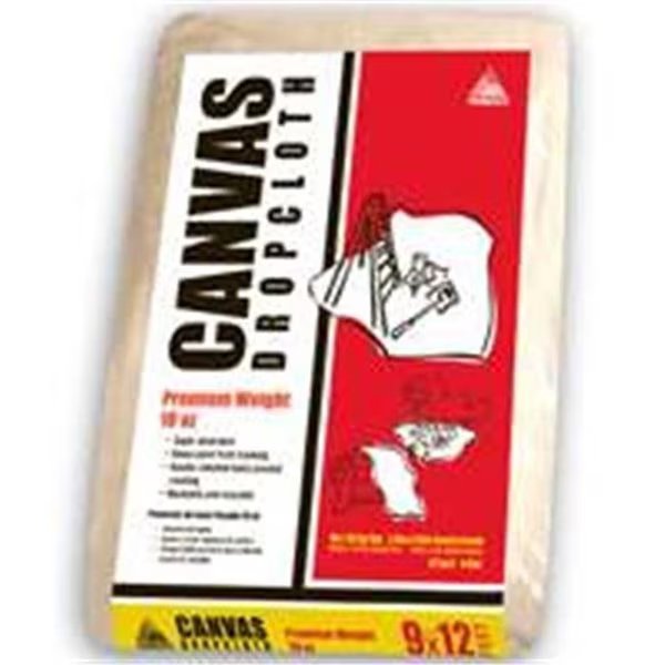 Trimaco 51125 10 Oz. Canvas Dropcloth 4 x 5 Ft., Trimaco, Mfr#: 2001089