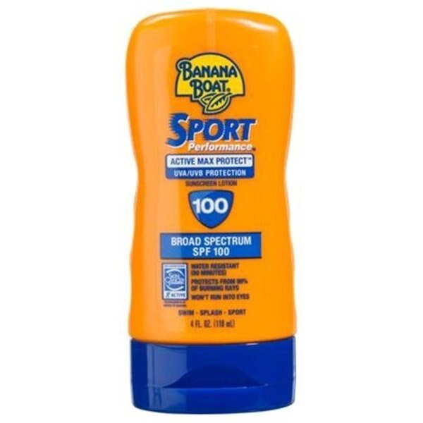 Banana Boat 14968 Sport Performance Sunblock; Lotion; 4 oz.; SPF100, Banana Boat, Mfr#: 61617562