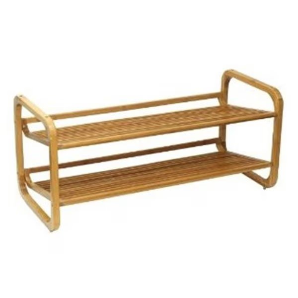 Oceanstar SR1224 Bamboo Shoe Rack - 2 Tier, Oceanstar, Mfr#: SR1224