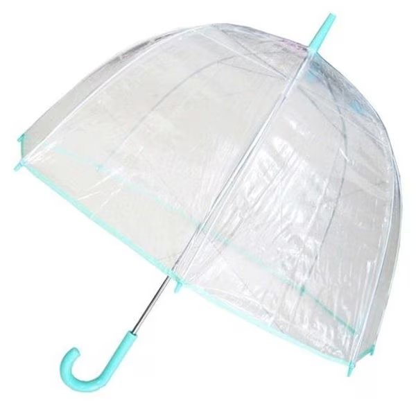 Conch Umbrellas 1265AXGreen Bubble Clear Umbrella; Dome Shape Clear Umbrella, Conch Umbrellas, Mfr#: 1265AXGreen