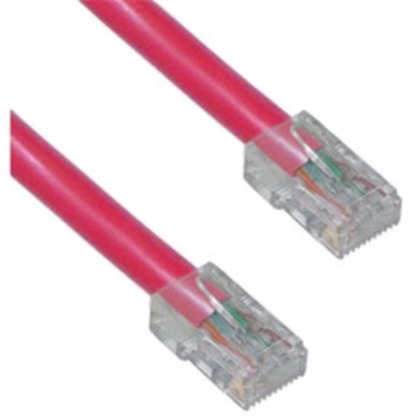 Cable Wholesale Cat6 Red Ethernet Patch Cable; Bootless; 3 foot, Cable Wholesale, Mfr#: 10X8-17103