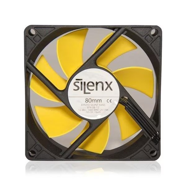 SilenX EFX-08-12 80 mm. 12DBA Fluid Dynamic Bearing Fan, Silenx, Mfr#: EFX-08-12