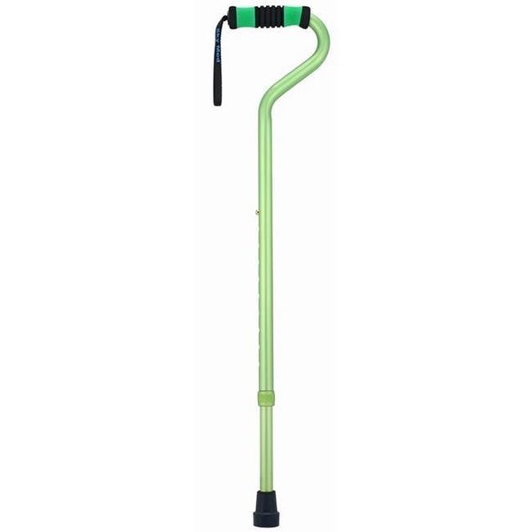 Sky Med SM-060001G Standard Offset Walking cane- Green, Sky Med, Mfr#: SM-060001G