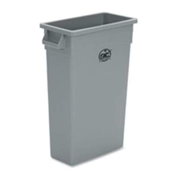 Waste Container- 23 Gallon- 16-.75in.x9-.50in.x30in.- Gray, Protectionpro, Mfr#: PR127230