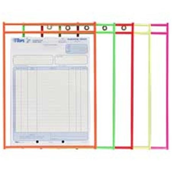 C-Line Products- Inc. CLI43910 Shop Ticket Holder- 9in.x12in.- Metal Eyelet- Assorted, C-Line Products, Mfr#: CLI43910