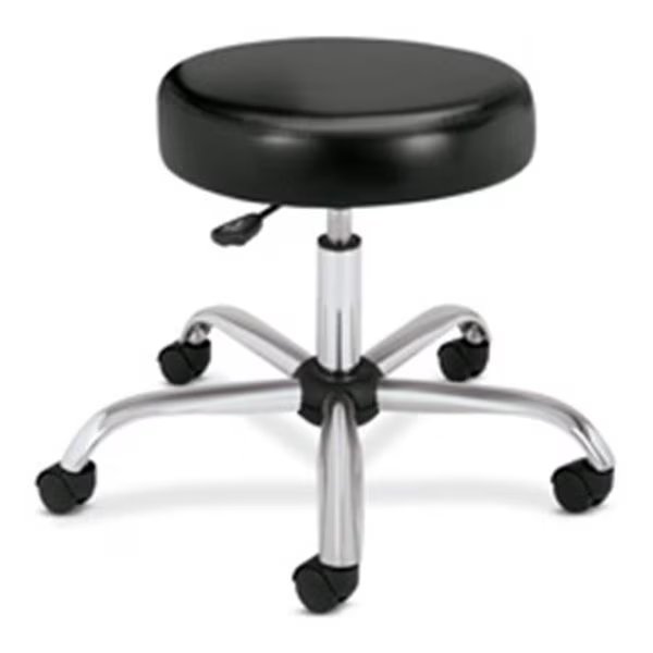 HON Company HONMTS01EA11 Medical Exam Stool- w-o Back- 24-.25in.x27-.25in.x22in.- Black, Hon, Mfr#: MTS01EA11