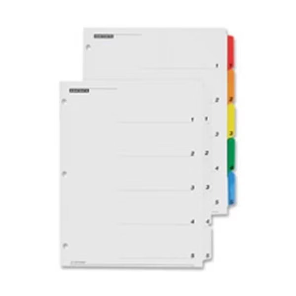 Cardinal Brands- Inc CRD60818 One Step Index System- Numbered 1-8- 8 Tabs- Multicolor, Cardinal Brands, Mfr#: CRD60818