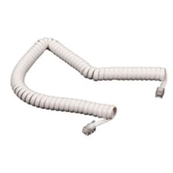 GCHA444006-FWH - 6 ft. Handset Cord - White, Maxpower, Mfr#: MA864102