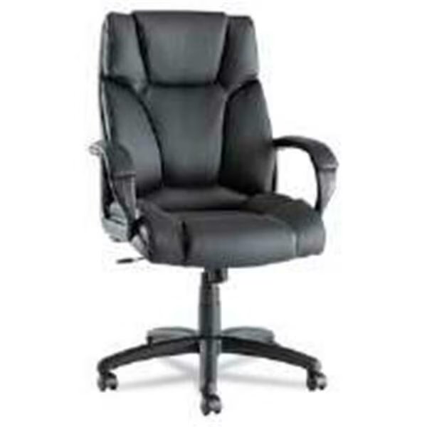 Fraze High Back Swivel Tilt Chair- Black Leather, Alera Technologies, Mfr#: YYAZ-ALEFZ41LS10B