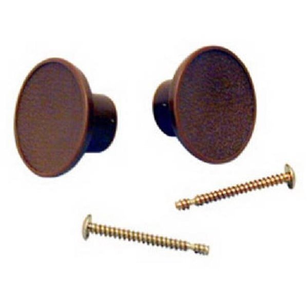 33--PPK2 2 Pack 1.75 in. BiFold Door Knob - Light Brown, Perfectpatio, Mfr#: PE948645