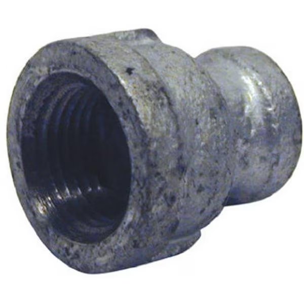 G-RCP1512 1.5 x 1.25 in. Galvanized Reducing Pipe Coupling, Homestead, Mfr#: HO600081