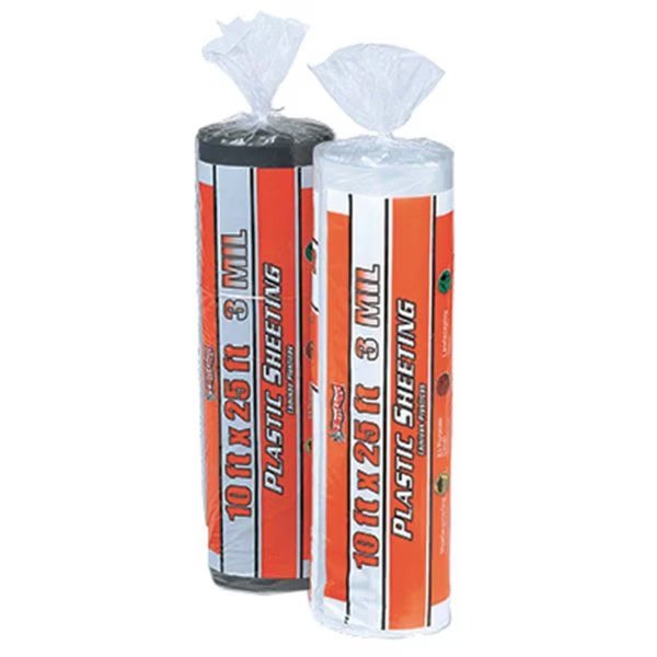 Berry Plastics 626132 3Mil Black Polyethylene Sheeting; 10 x 25 ft, Berry Plastics, Mfr#: 733154