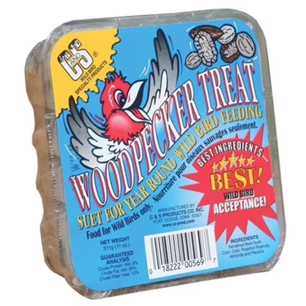 C&s Woodpecker Treat Model CS12569 Pack of 12, Wetsel, Mfr#: 820205