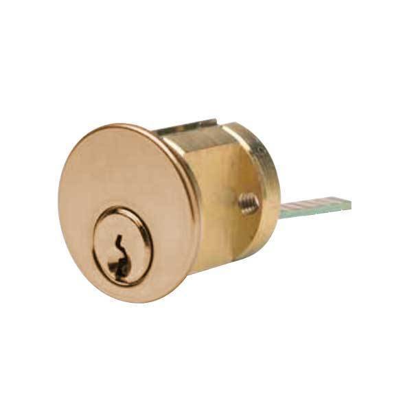 Ilco: Rim cylinder , 5 Pin, Schlage  Long standard Cam, Bright Brass , Keyed  different, Ilco, Mfr#: ILCO-7075SX10-03-KD