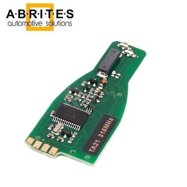 PCB for Mercedes IR key fob with Frequency TA21, Abrites, Mfr#: ABRITES-AVDI-TA21