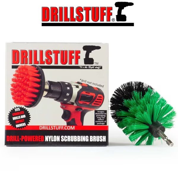 Kitchen Accessories - Cleaning Supplies - Drill Brush - Stove - Oven, Drillstuff, Mfr#: G-M-QC-DS