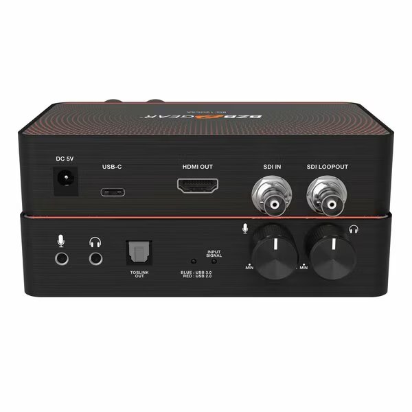 USB-C 12G-SDI Video Capture Card with Scaler, HDMI 2.0/12G-SDI loop out, Audio, Bzbgear, Mfr#: BG-12GCSA