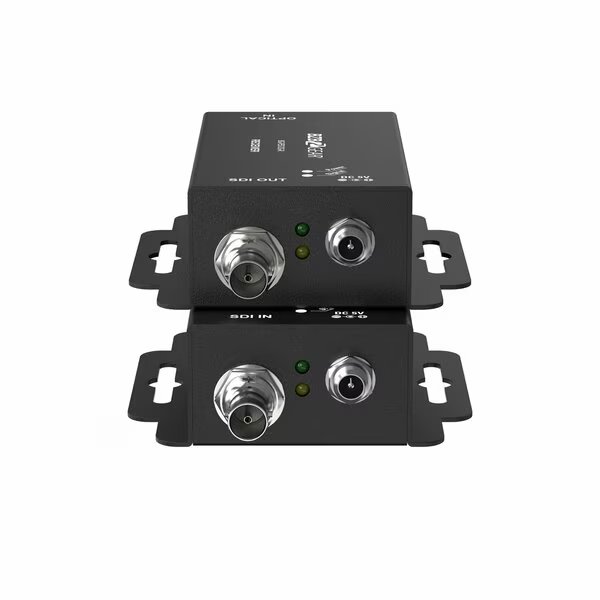 4K UHD 12G SDI over Single mode SFP-type Fiber Optic Extender No SFP, Supports 12G/6G/3G/HD/SD-SDI, Bzbgear, Mfr#: BG-FES12G