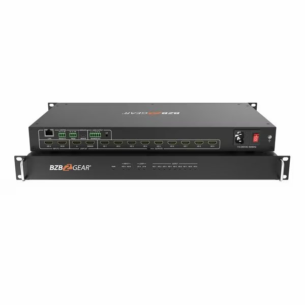 3x3 4K UHD HDMI Video Wall Processor with IP/RS232 Control Supports 1X3/1X4/2X2 up to 3x3 Layout, Bzbgear, Mfr#: BG-UHD-VW29