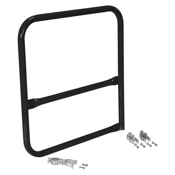 BLACK PIPE SAFETY RAILING GATE-B SHAPED 36X36, Vestil, Mfr#: VDKR-G3-B-BK