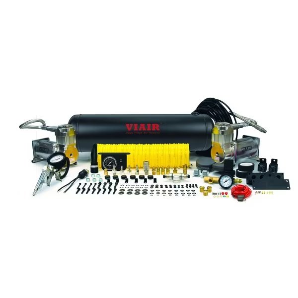 Dual Pewter 380C Onboard Air System, 200P, Viair, Mfr#: 20013