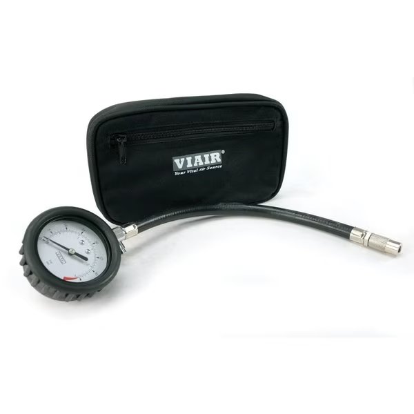 Tire Gauge, Hose, 0 to 15 psi, Storage P, Viair, Mfr#: 90059