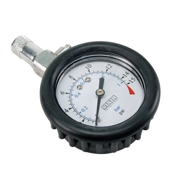 Tire Gauge, Boot, 0 to 15 psi, 2", Viair, Mfr#: 90058