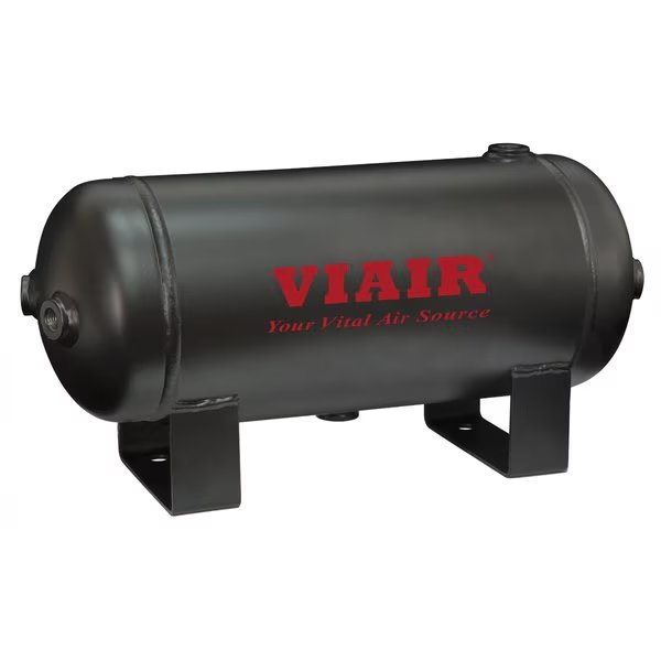 1.5 Gallon Tank Six 14 NPT Ports, 200 PSI Rated, Viair, Mfr#: 91015