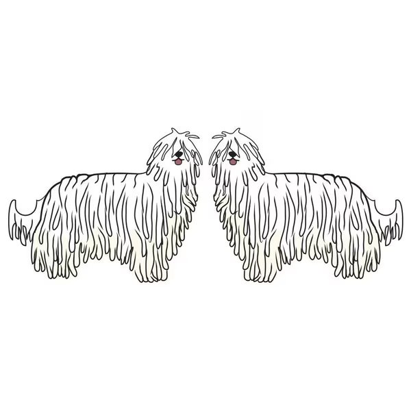 Komondor Dog Decal, Dog Lover Decor Vinyl Sticker, Signmission, Mfr#: D-24-Komondor
