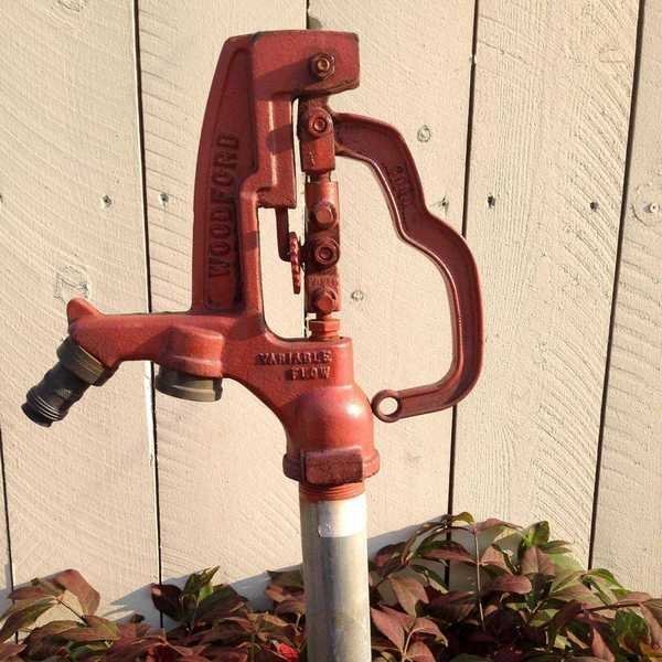 1 in. x 3/4 in. NPT x MPT 1-1/4 in. Galvanized Steel Pipe x 4 ft. Bury Y1 Freezeless Yard Hydrant, Woodford Mfg, Mfr#: Y1-4