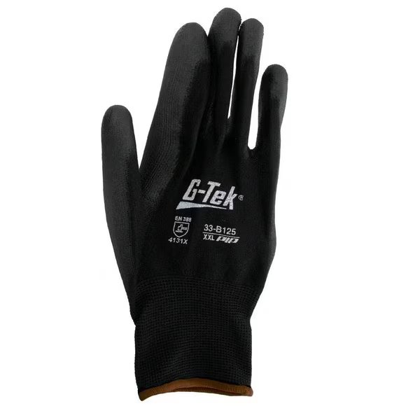 Poly Coated Nylon Gloves  Large, World Enterprises, Mfr#: PIP-33-B125/L